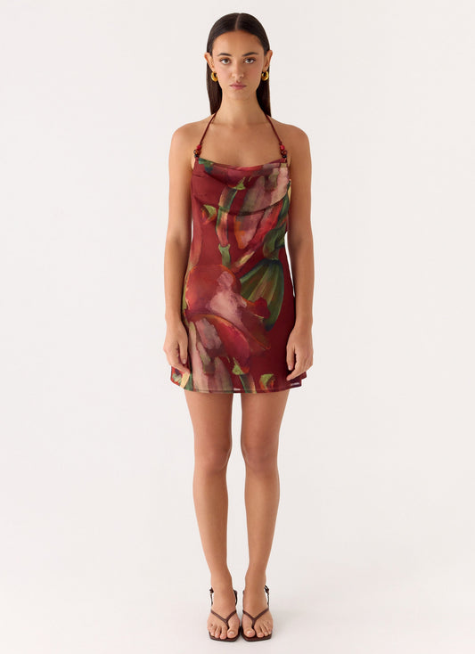 Camilla Cowl Mini Dress - Cuba Cuba