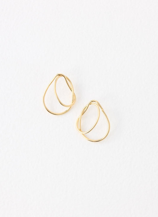 Cloudform Earrings - Gold
